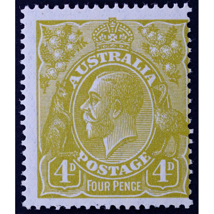 Small Multiple Watermarks, Fourpence, 1928, Fine