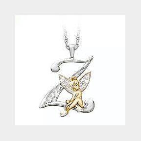 SilverCity Large Fairy Personalised Alphabet Initial Letter Necklace - Z --51459/4057 B2 (S7)C