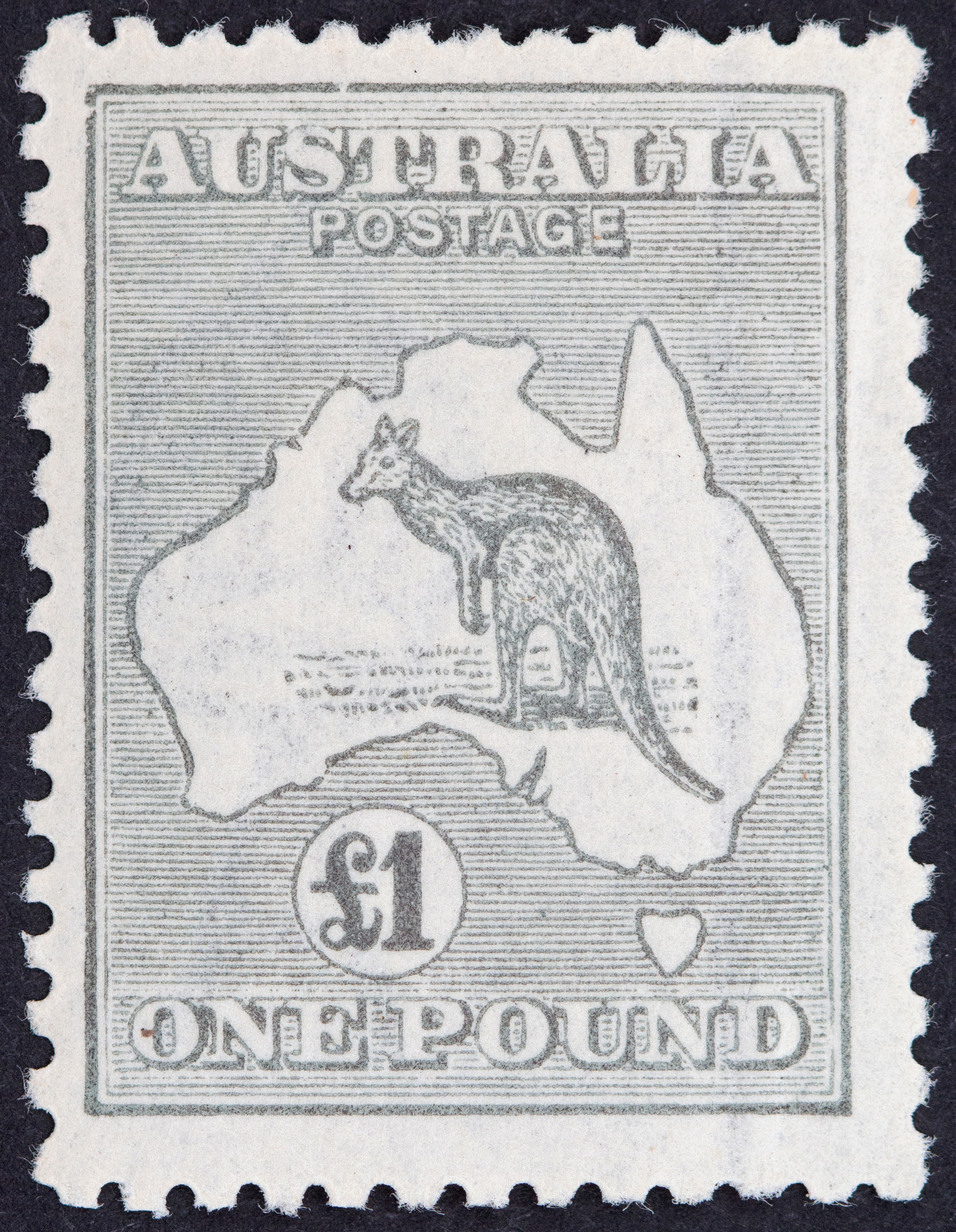 355 · Third Watermark, One Pound, 1924, Fine