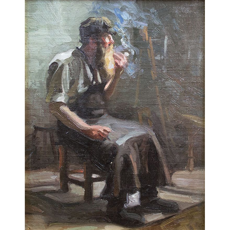 E. Martin Hennings (1886-1956), Pipe Smoke