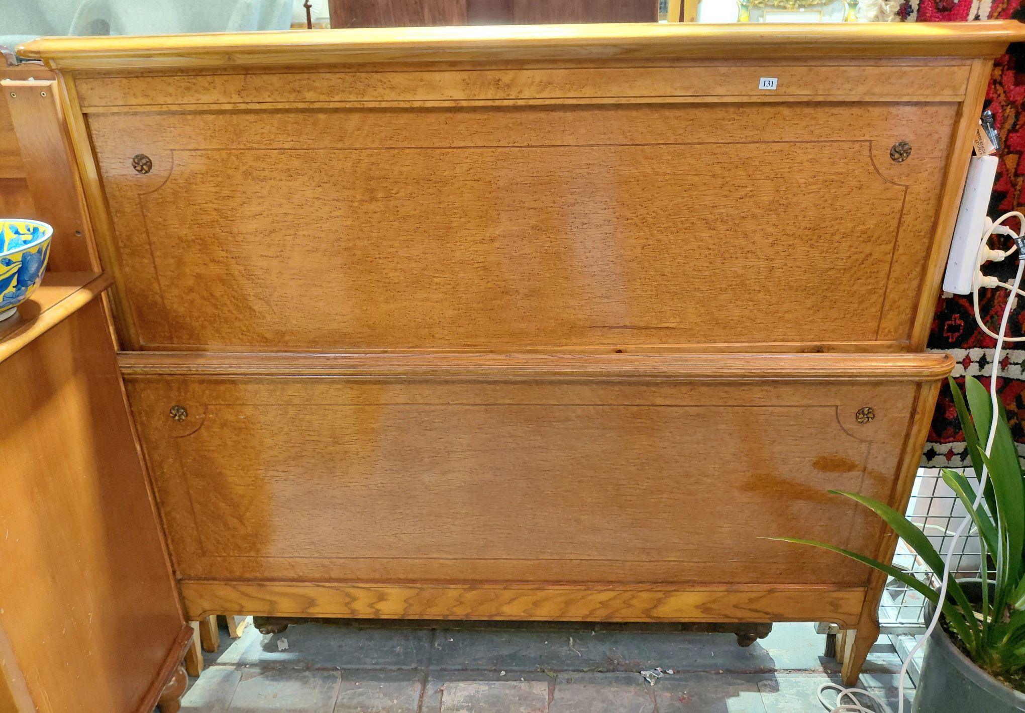131 · ANTIQUE FRENCH DOUBLE SIZED BED