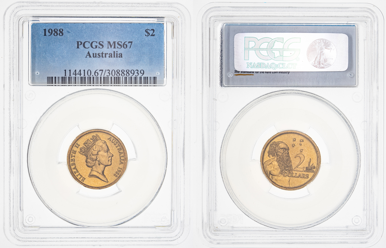 Two Dollar, 1988, PCGS MS 67