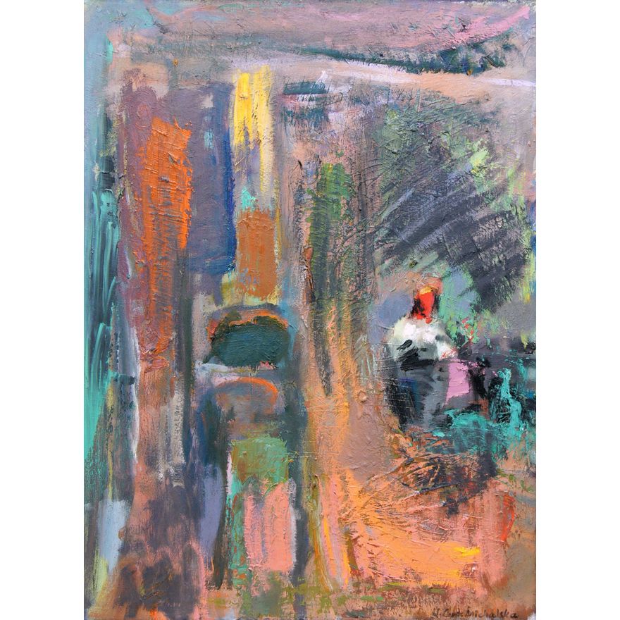 Halina Centkiewicz-Michalska | W pracowni, 2001 r.