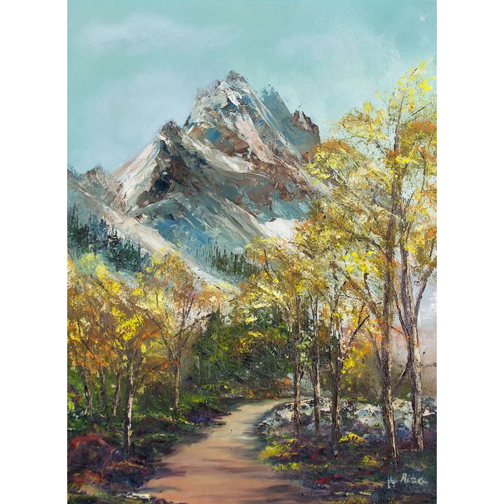 Mountain Splendor by Rita Hoffman Shulak (1947- )