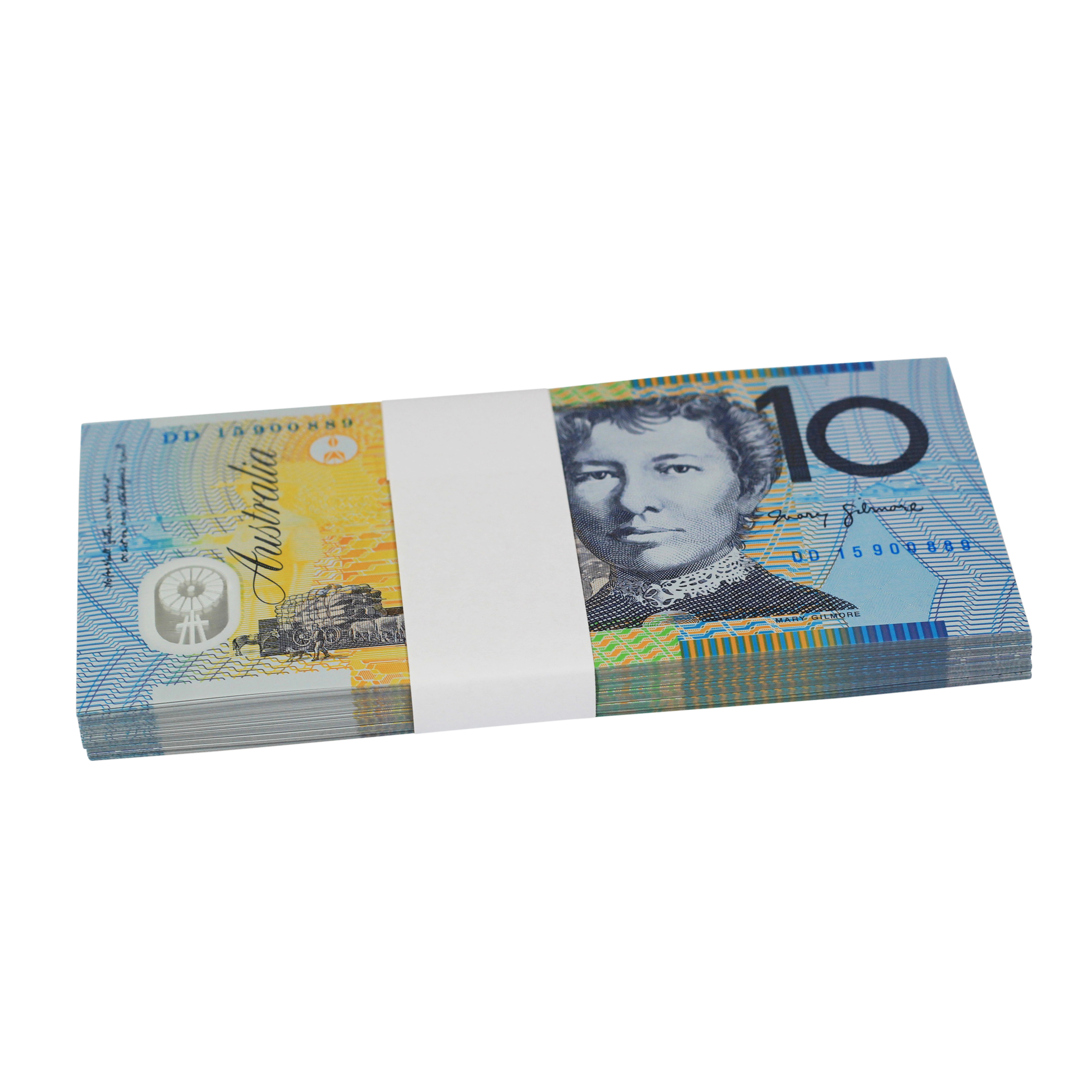 2189. · Bundle, Stevens/Fraser, Ten Dollars,  2015, UNC