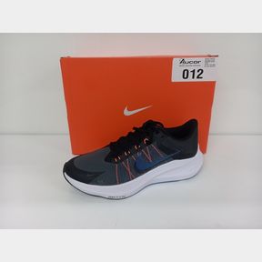 NIKE WINFLO 8 - CW3419-007 - DK SMOKE GREY/BLACK-COAST-TOTAL ORANGE - UK 8