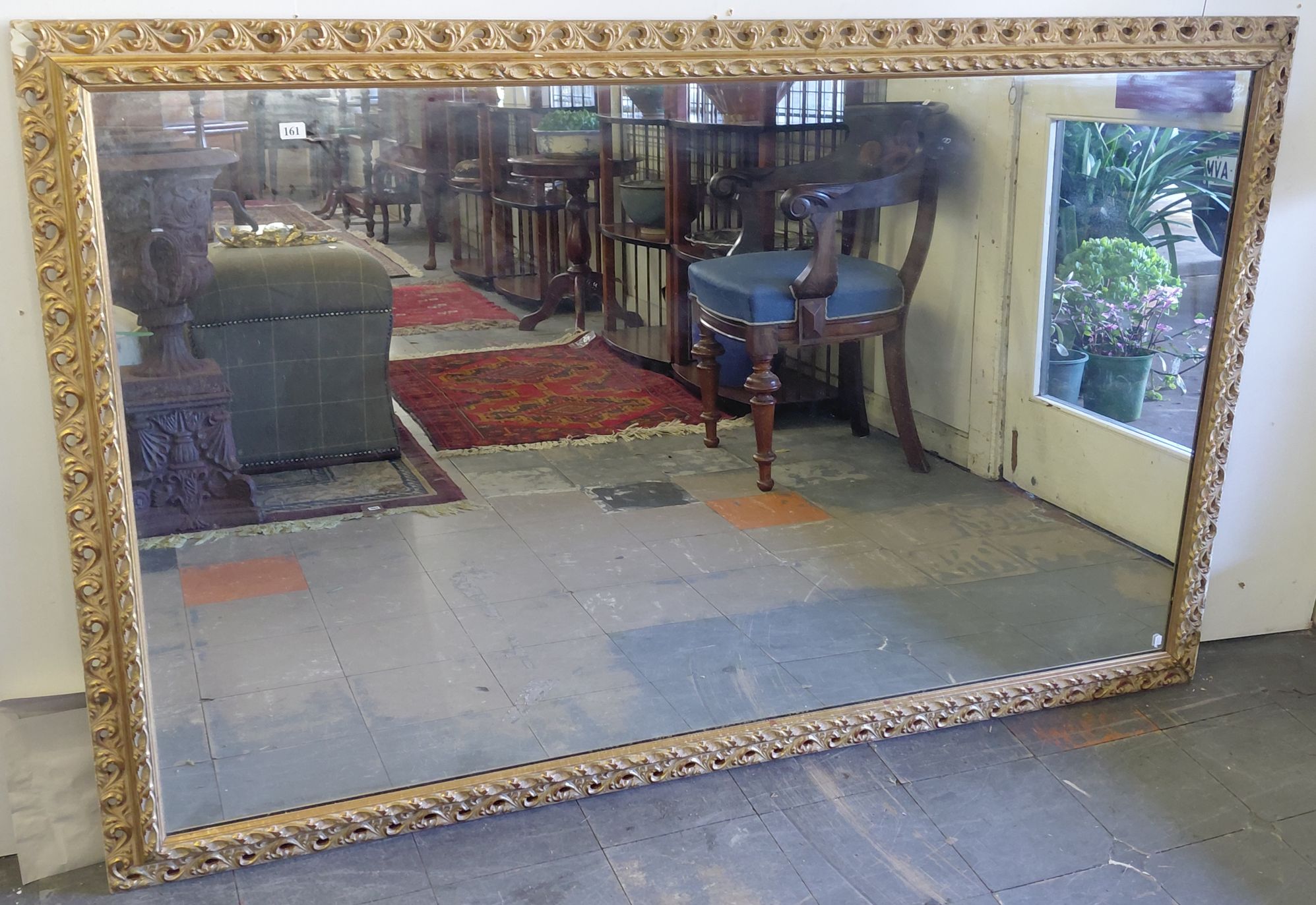 161 · LARGE WALL MIRROR
