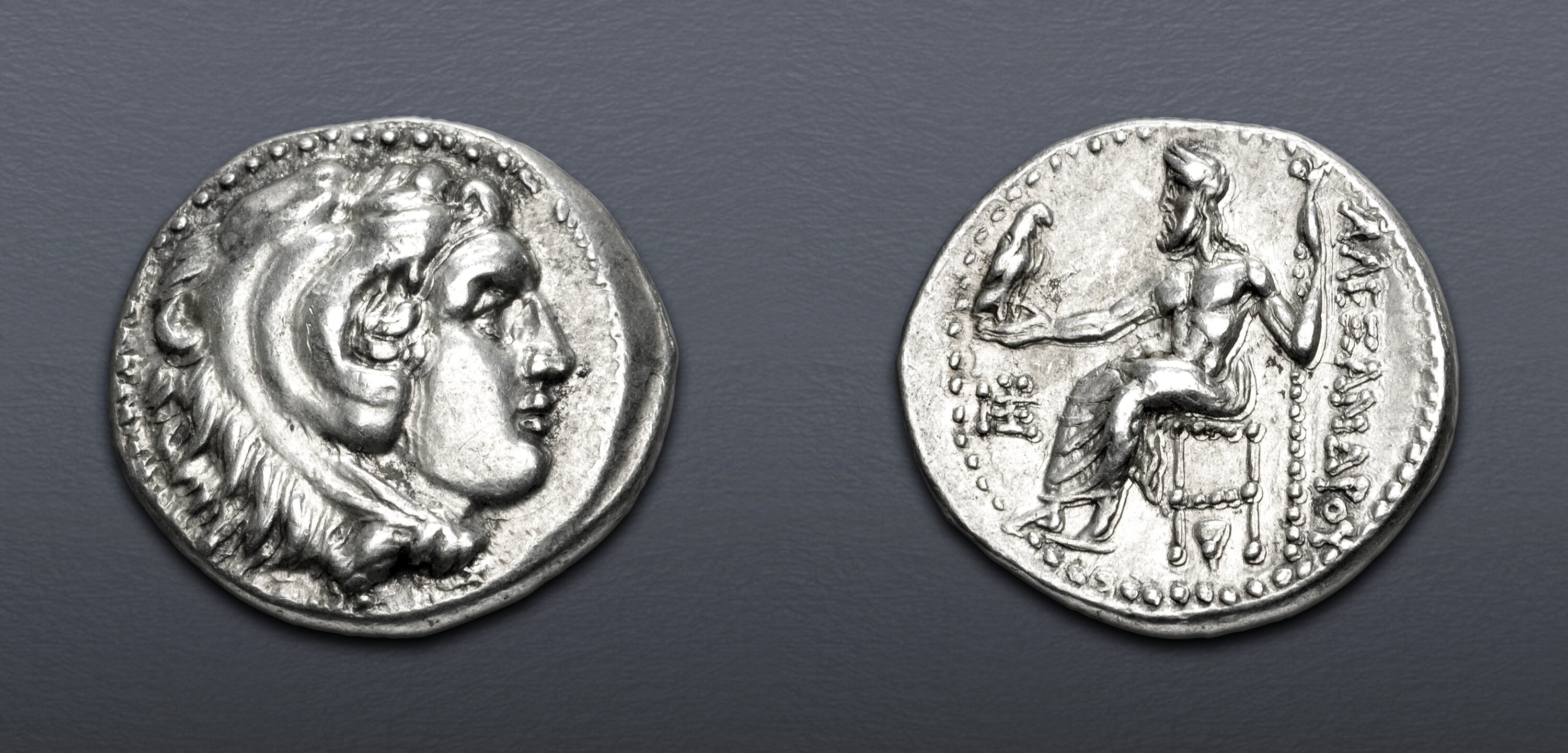 Alexandre iii dans pièces de monnaie antiques byzantines et grecques