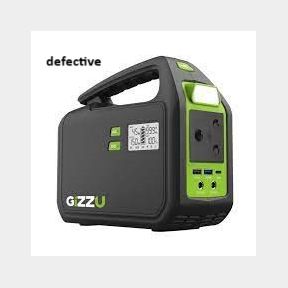 51685/5084-Gizzu 150W 155Wh Portable Power Station 1 x 3 Prong SA Plug Point -defective | PK B2 (S9)/
