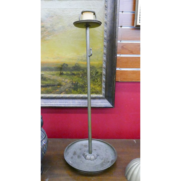 Antique Japanese Bronze Pricket Candlestand- 27''