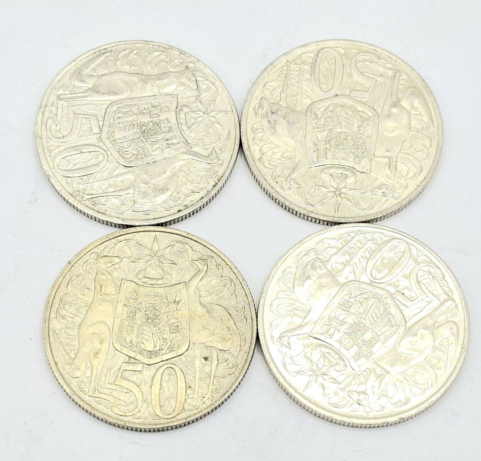 1074 · 1966 SILVER 50C COINS