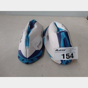 2X MEDALIST SUPER GRIP RUGBY BALL - SIZE 3 - WHITE/BLUE - 5