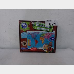 ORCHARD TOYS WORLD MAP JIGSAW PUZZLE AND POSTER -