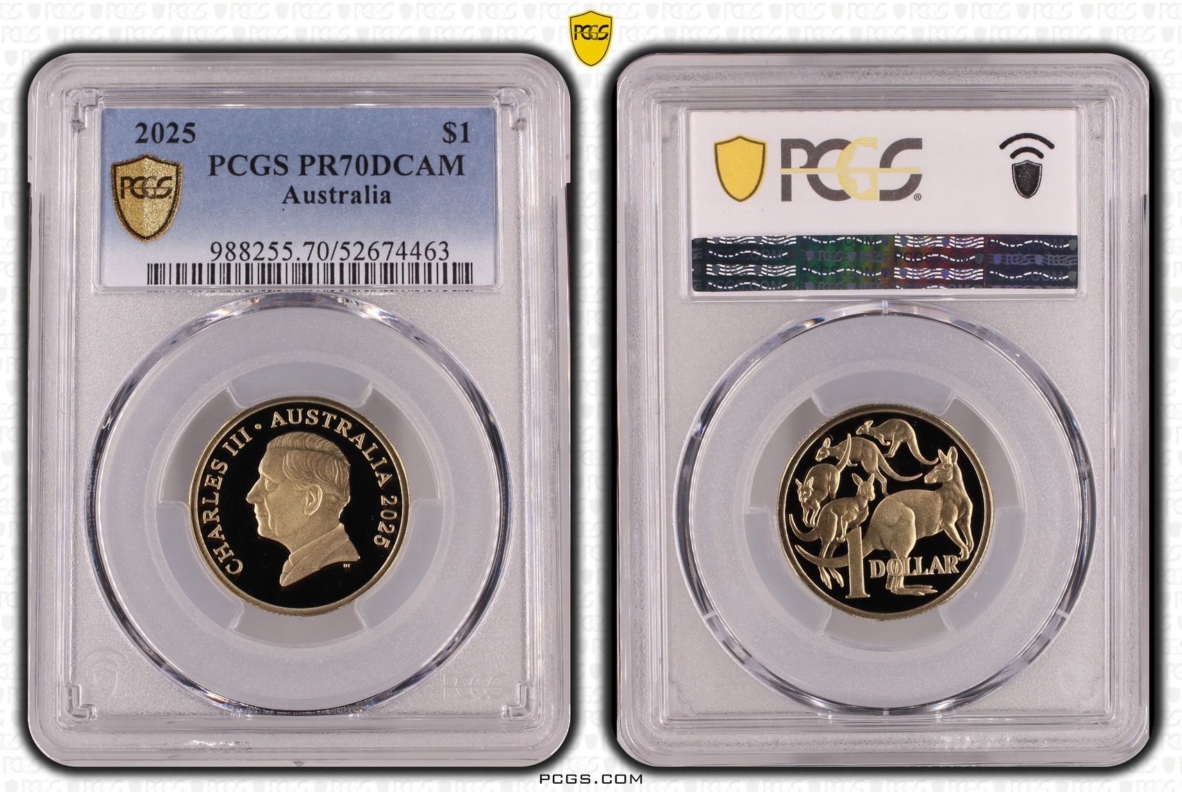 One Dollar, 2025, PCGS PR70DCAM