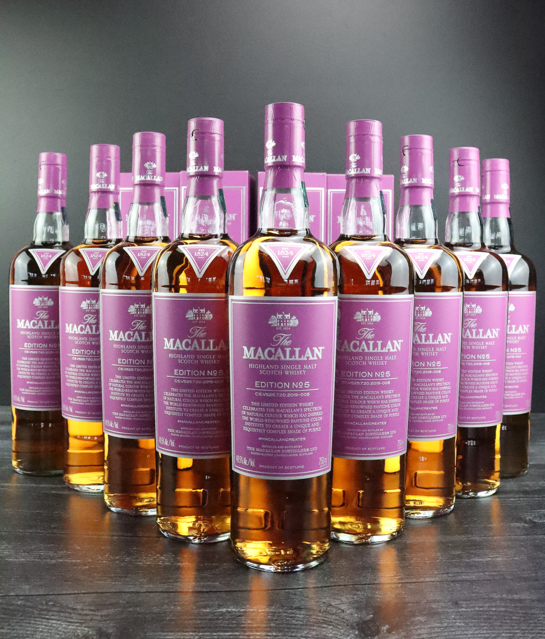 Macallan 'Edition No. 5' Single Malt Scotch Multi-Pack (10 Bottles