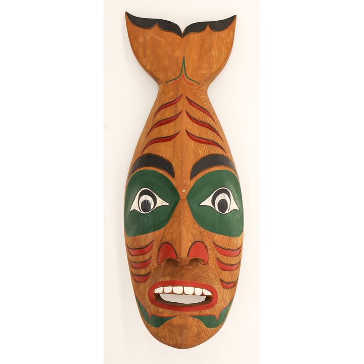Kelly Moses ''Sula-clugw'' 1993 Cedar Shark Mask