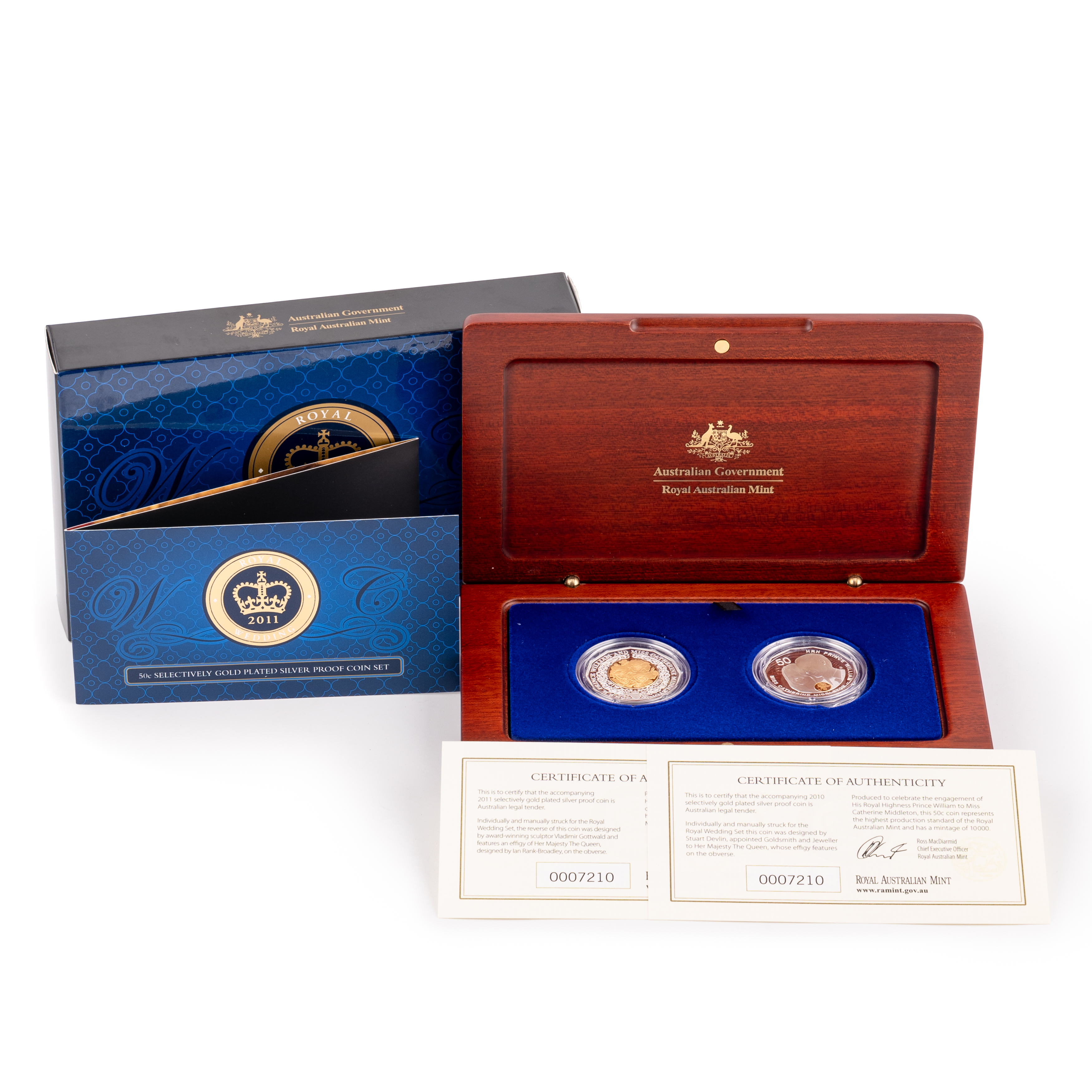 Elizabeth II, Royal Wedding, Fifty Cents, 2011, FDC
