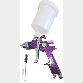 CENTRAL PNEUMATIC 62300 HIGH VOLUME LOW PRESSURE GRAVITY FEED SPRAY GUN, 20 OZ