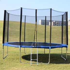 *** HEAVY DUTY 14 FT TRAMPOLINE , LADDER & SAFETY NET 14TLN888