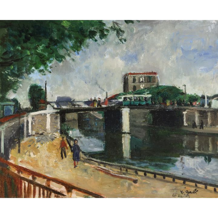 Francois Gall ''Saint Denis'' Oil