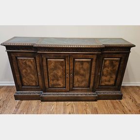 Hekman Furniture Greek Key Pattern Carved Sideboard Buffet