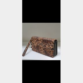 EXCLUSIVE DUAL ZIP ANIMAL PRINT LADIES PURSE - 51626/4750