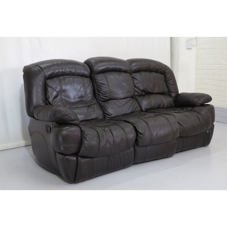 LEATHER UPHOLSTERED RECLINER