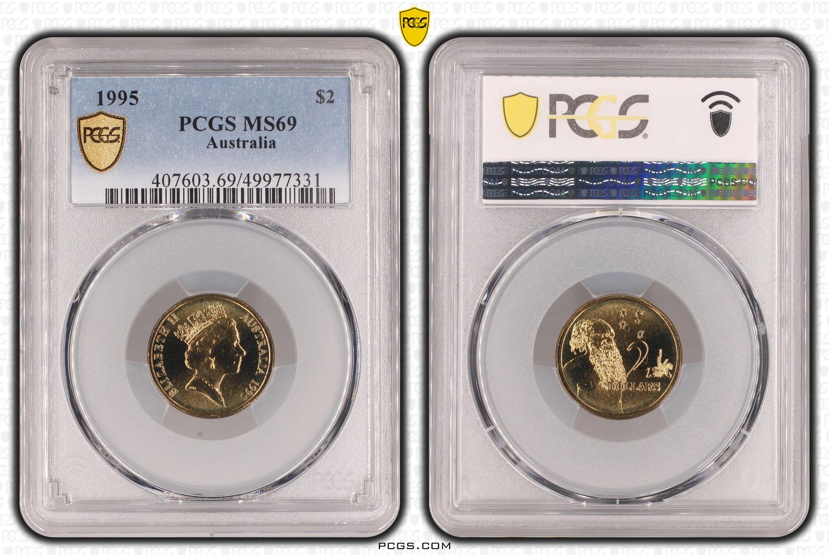 POP 2/0, Two Dollar, 1995, PCGS MS69