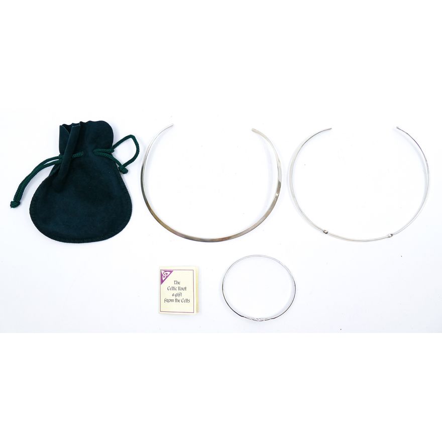 Box Modern Sterling Choker Necklaces etc.