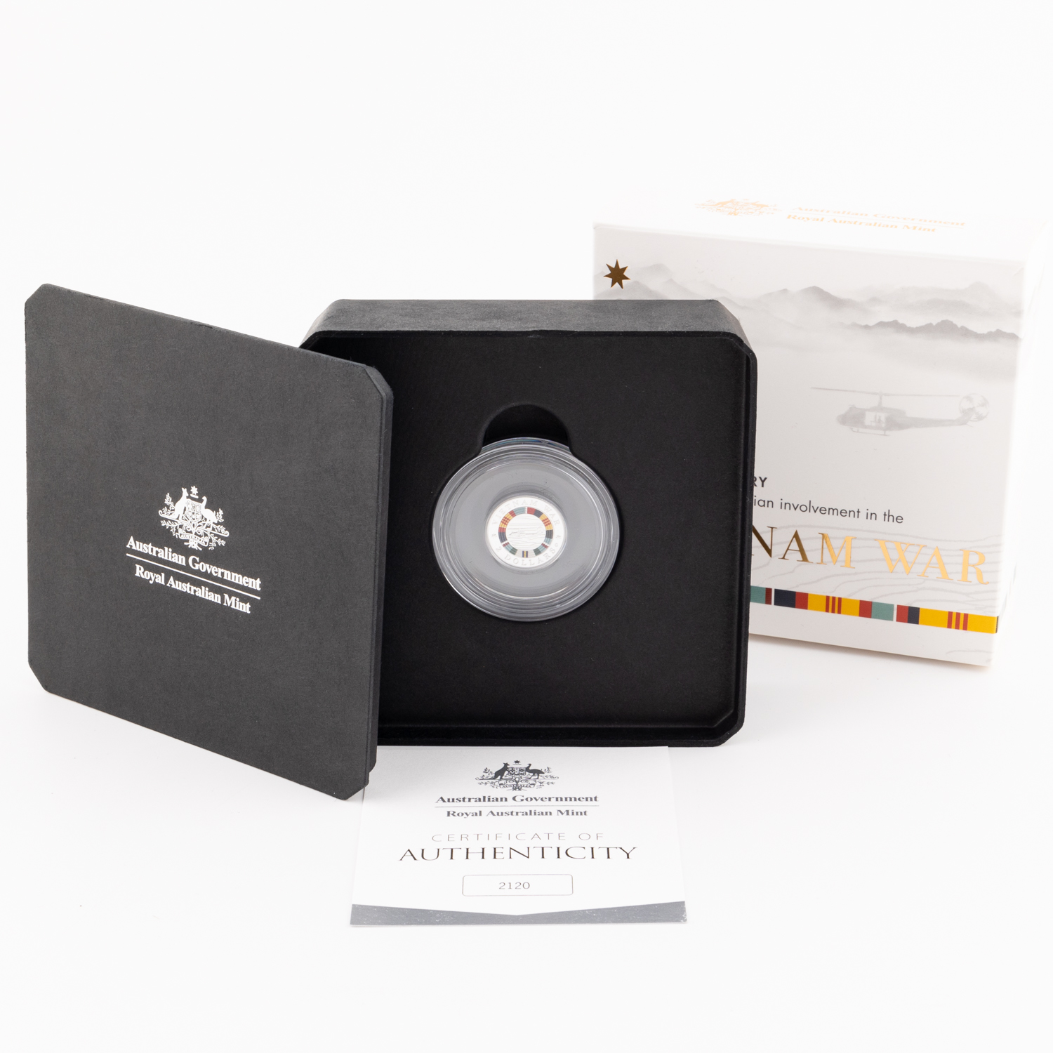 Elizabeth II, Vietnam War Silver Proof, Two Dollars, 2023-C, Proof