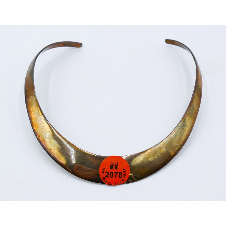 Mexican Sterling Choker Necklace 5.5'' - 49 Grams