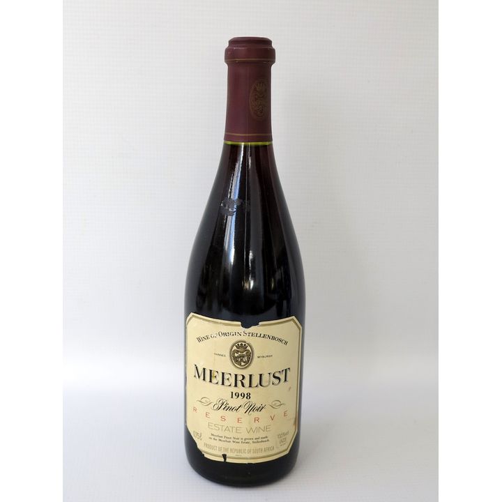 MEERLUST 1998 PINOT NOIR