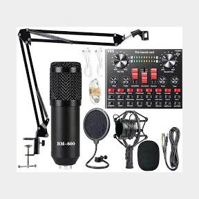 Condenser Microphone Bundle. BM 800 Mic Kit With V8s Live Sound Card |