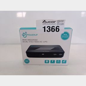 POWERUP MINI UPS 8800MAH DUAL-VOLTAGE DC - BLACK