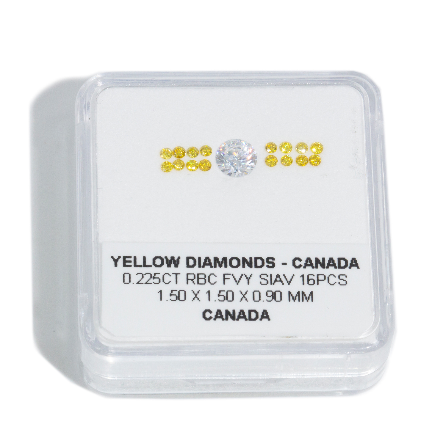 Yellow Diamond & CZ Set