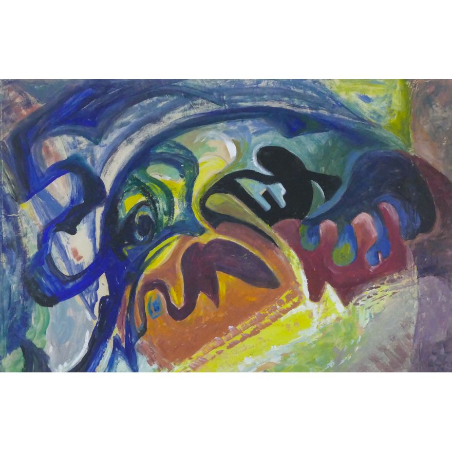 Maude Kerns ''Untitled'' (Abstraction) 1955 Oil