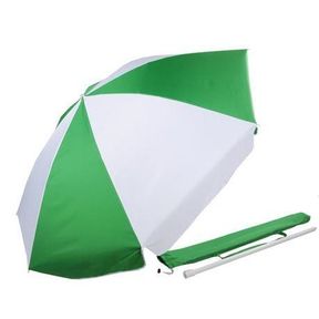 Alice Umbrellas 2M Beach Umbrella with Carry Bag - Emerald - defective/bent