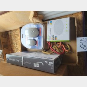 New laundry faucet, garage door alarm, and LED light