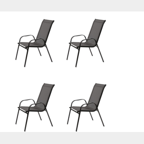 SEAGULL - PATIO CHAIR TEXTILENE - SET OF 4