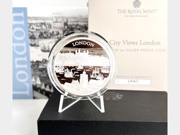 2022 ELIZABETH II CITY VIEW 'LONDON' 1oz SILVER £2 PROOF COIN