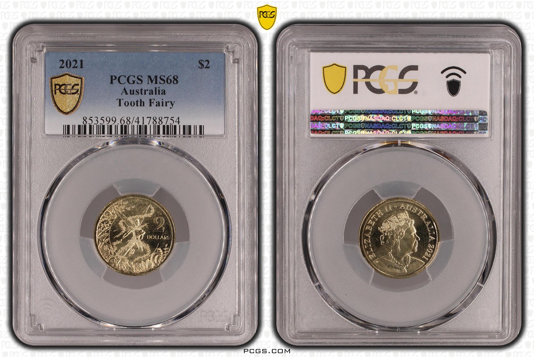 Tooth Fairy, Two Dollar, 2021, PCGS MS68