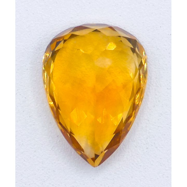 13.21ct Pear Shaped Citrine Gemstone