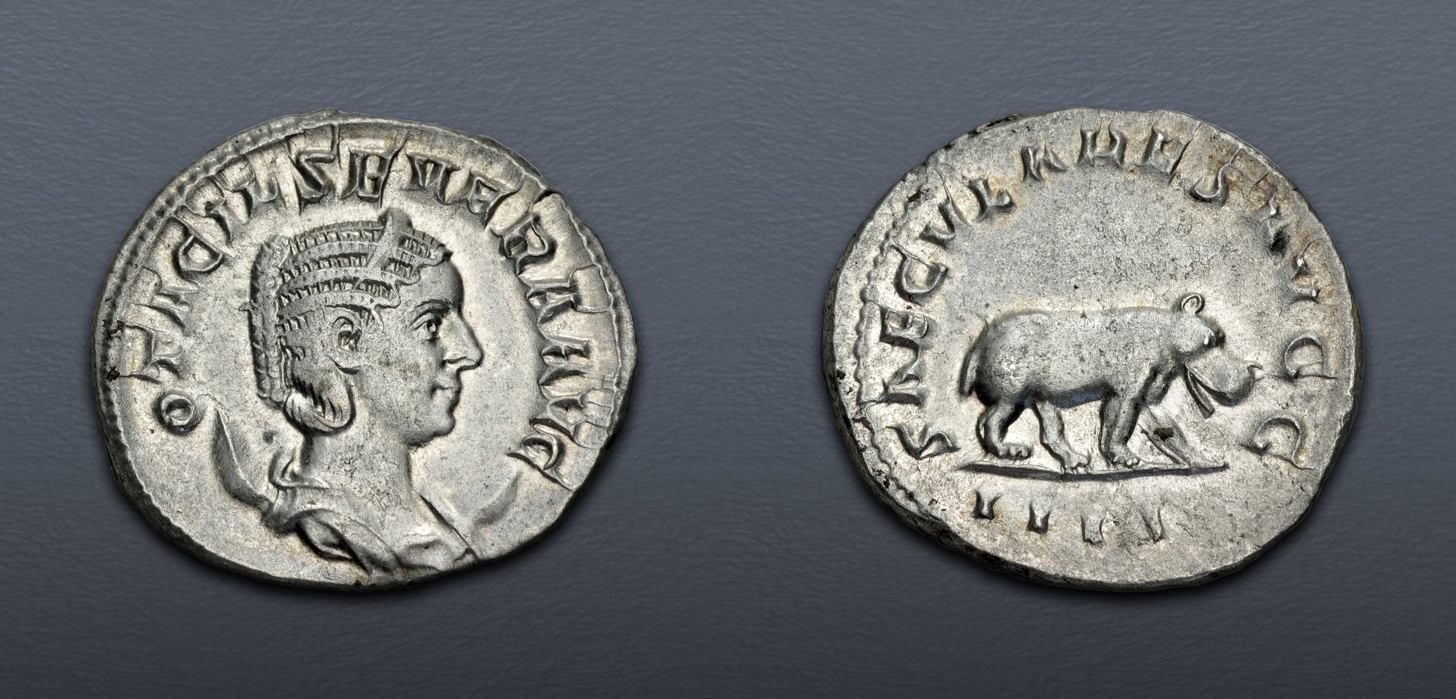 Otacilia Severa. Augusta, AD 244-249. AR Antoninianus (22mm, 4.20 g ...