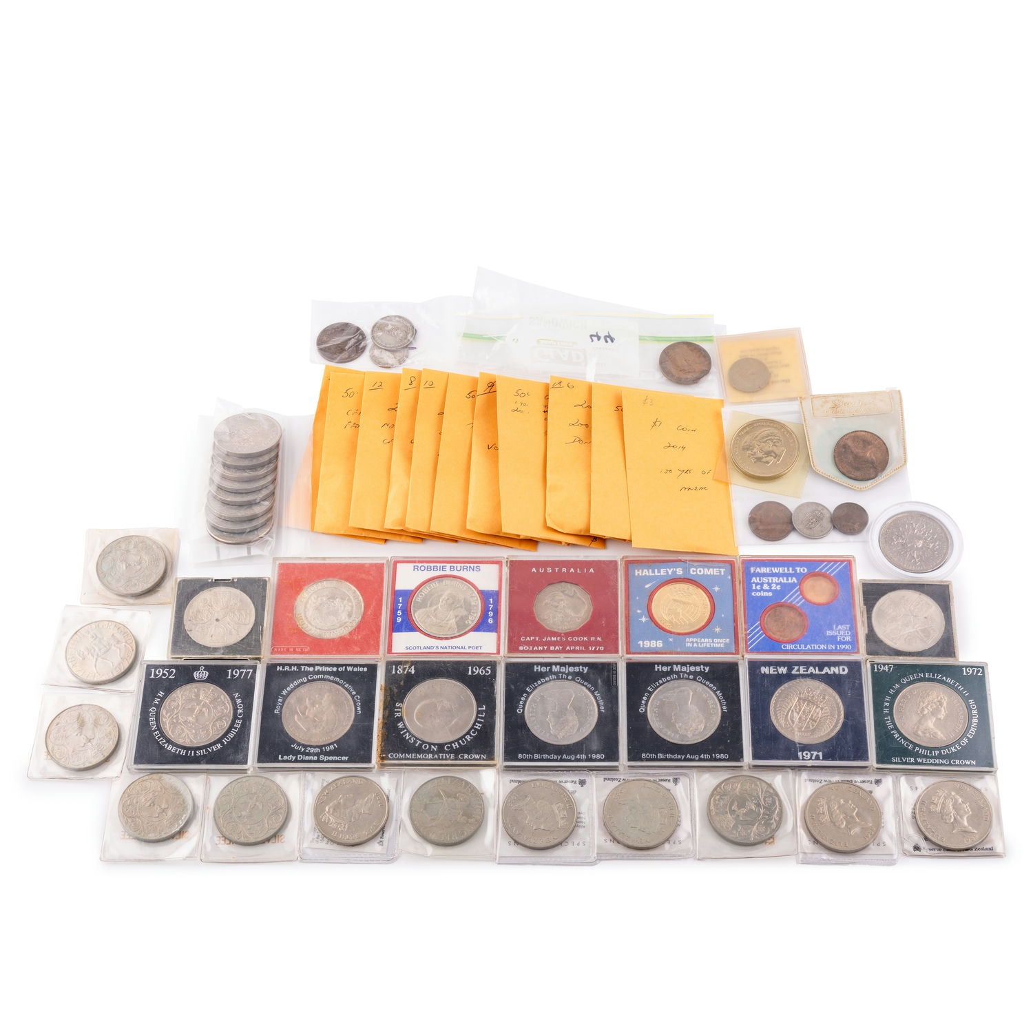 Elizabeth II, Accumulation, 1977 - 2014, VG - UNC