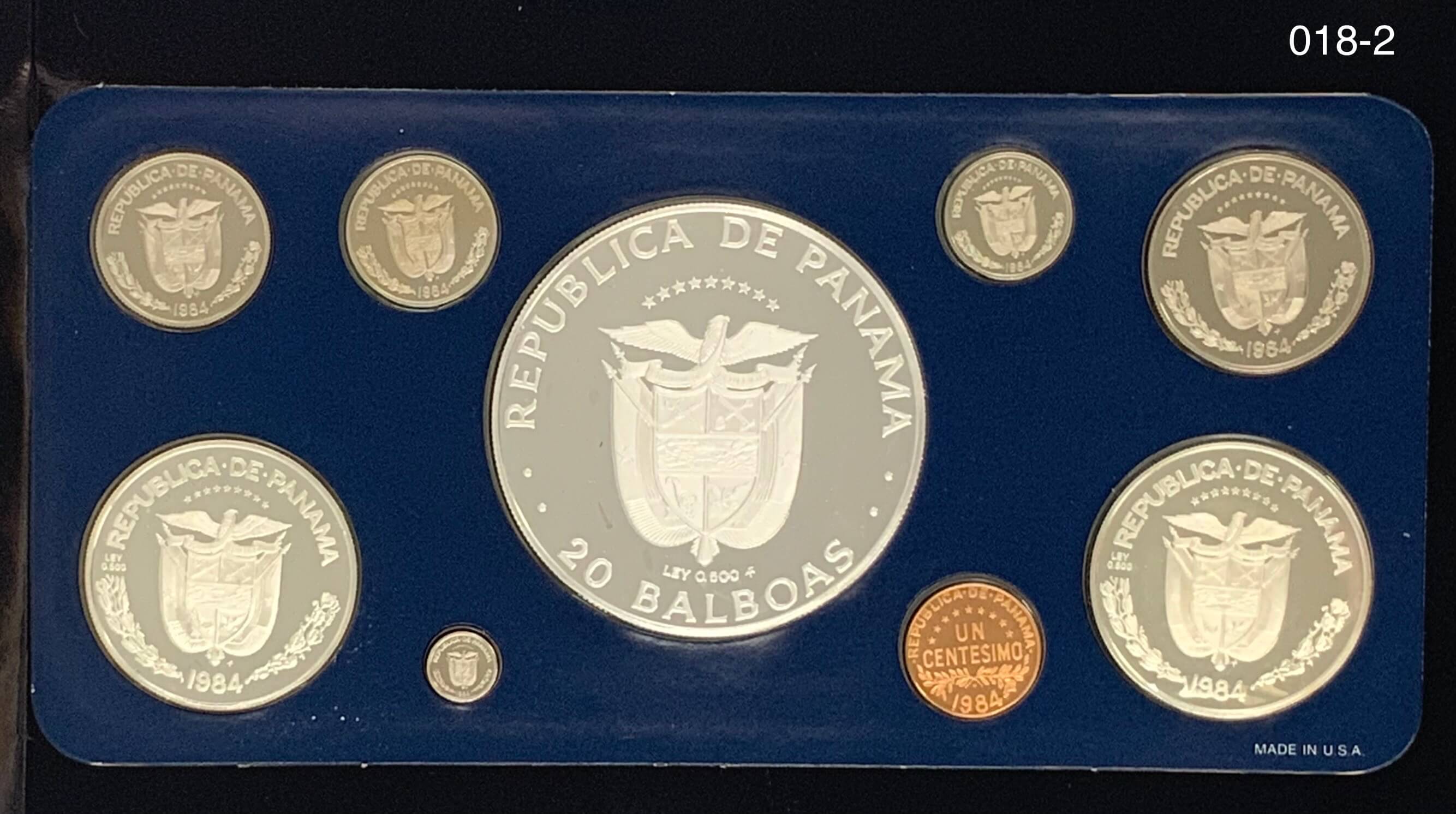 パナマ プルーフコイン 1975 9種セット