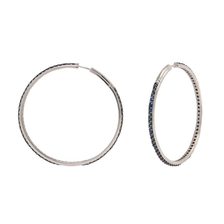 ARRACADAS DE ZAFIROS AZULES