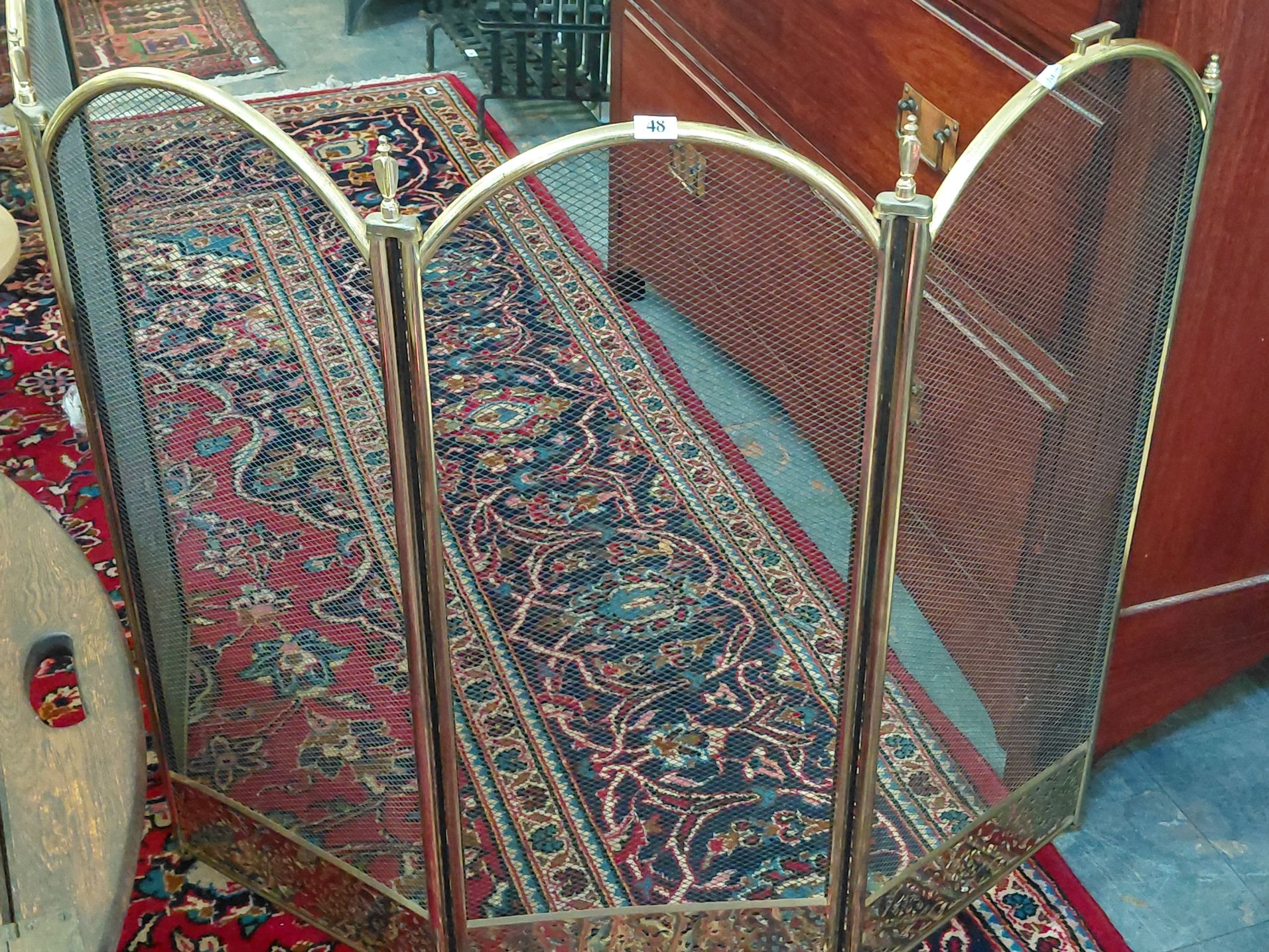 48 · BRASS FIRESCREEN