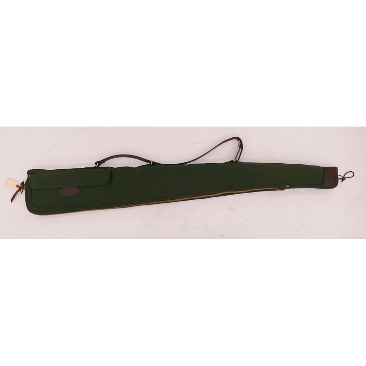 Boyt Unscoped 52'' Leather Trimmed Green Canvas Rifle Storage Bag