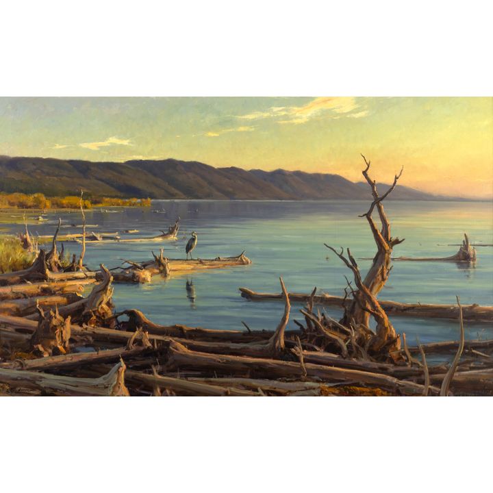 Clyde Aspevig (1951- ), Flathead Lake Bird Refuge, 1999