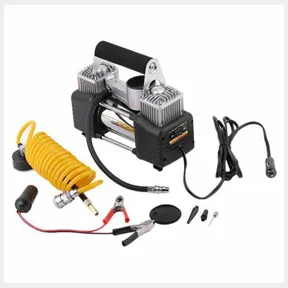 Heavy Duty Portable Air Compressor Dual Cylinder Direct Drive 12V | BROKEN